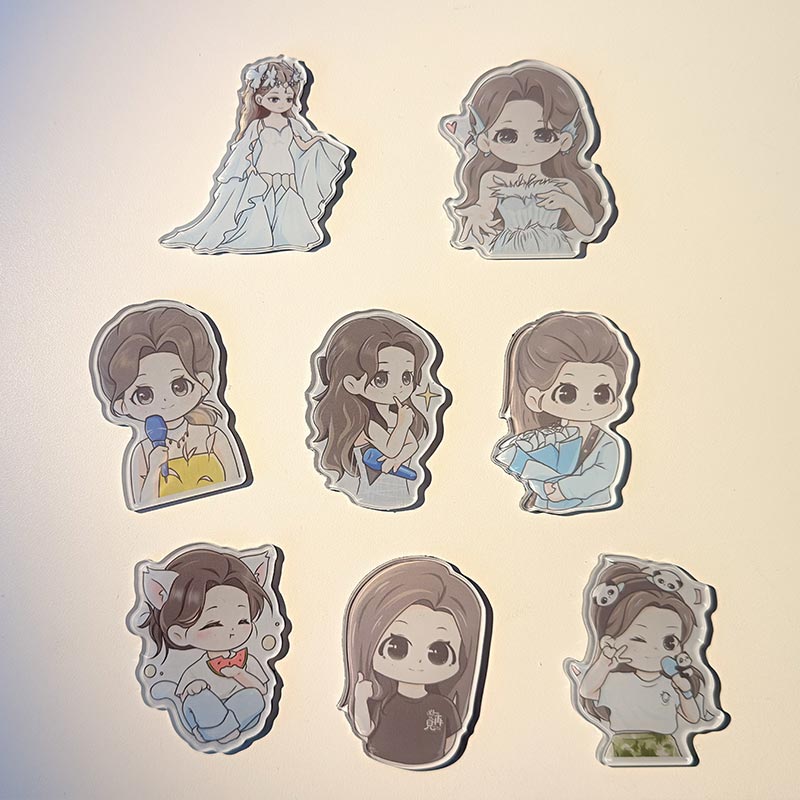 만화 3D 아크릴 냉장고 자석
